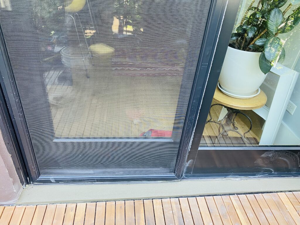 Masonry Work on Deck Door