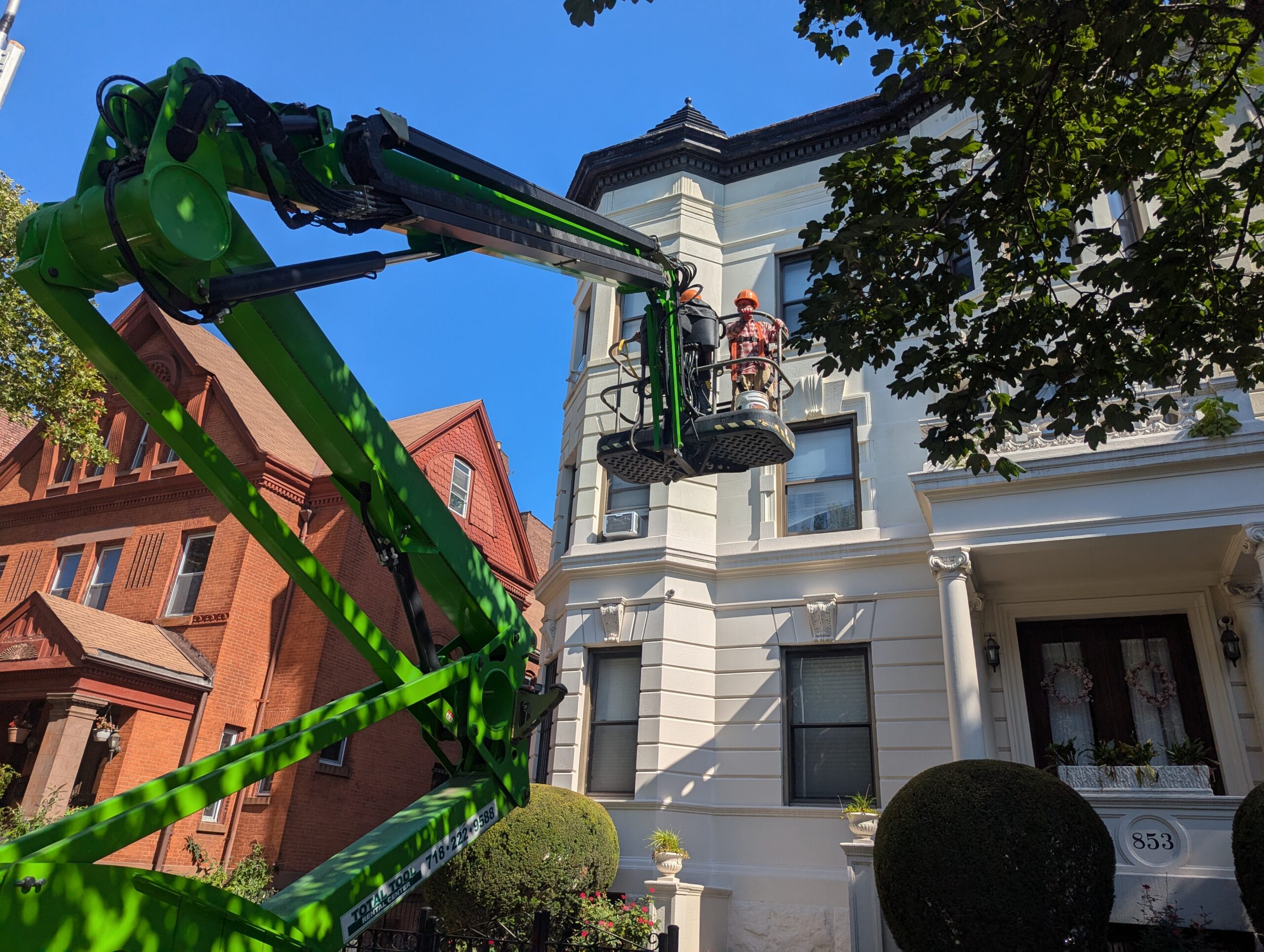 Men working on the Boom Lift